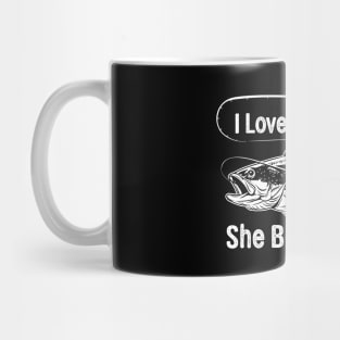 I Love It When She Bends Over - White Mug